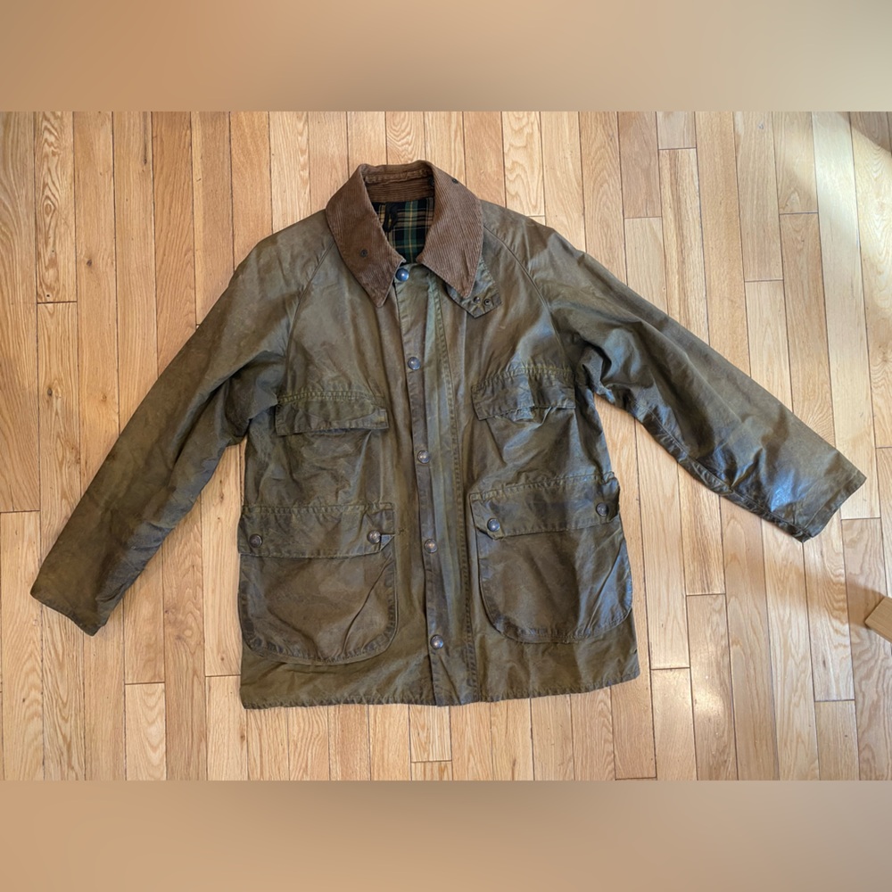 Barbour Vintage Bedale Jacket Size 40in / 102cm Made in England
